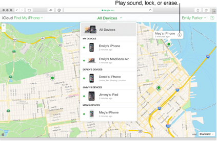 map find my iphone